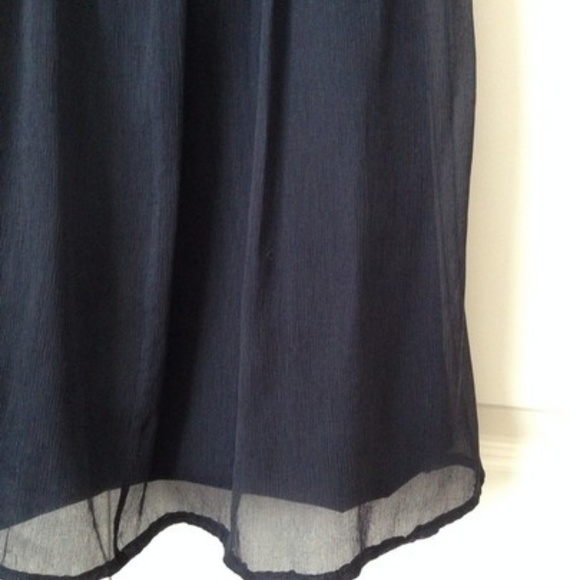 J. CREW Taryn Silk Chiffon Strapless Dress (I1) - Picture 3 of 4